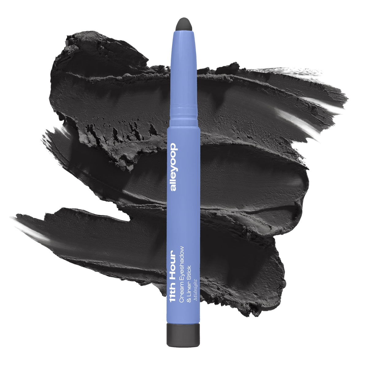 ALLEYOOP 11th Hour Cream Eyeshadow Stick in Black Matte front view