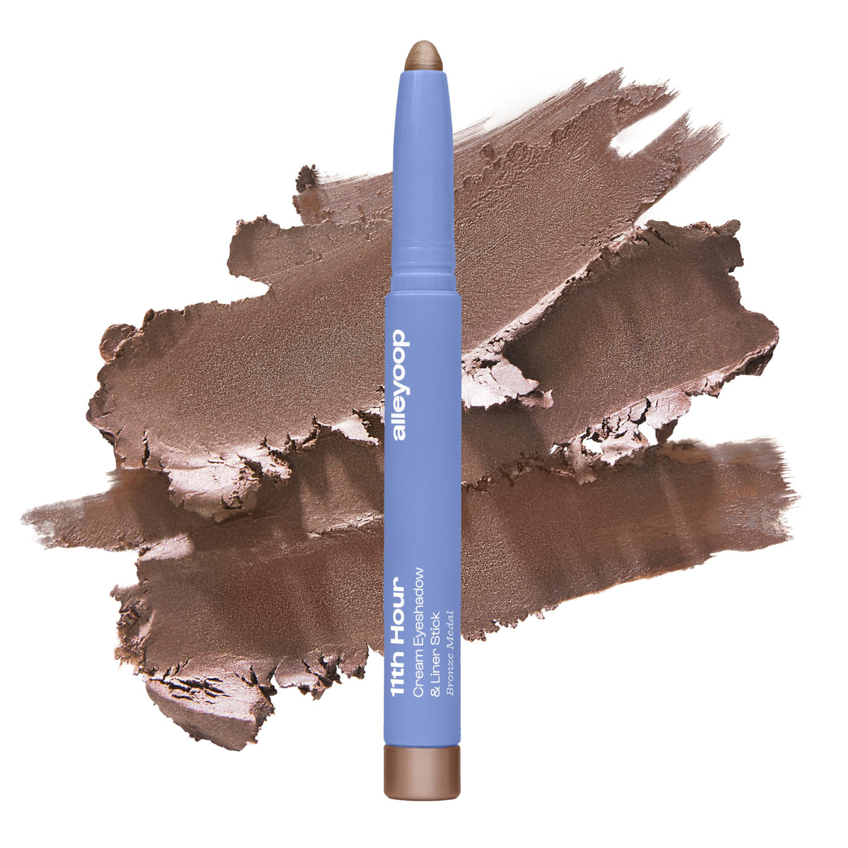 ALLEYOOP 11th Hour Cream Eyeshadow Stick in Brown Shimmer front view