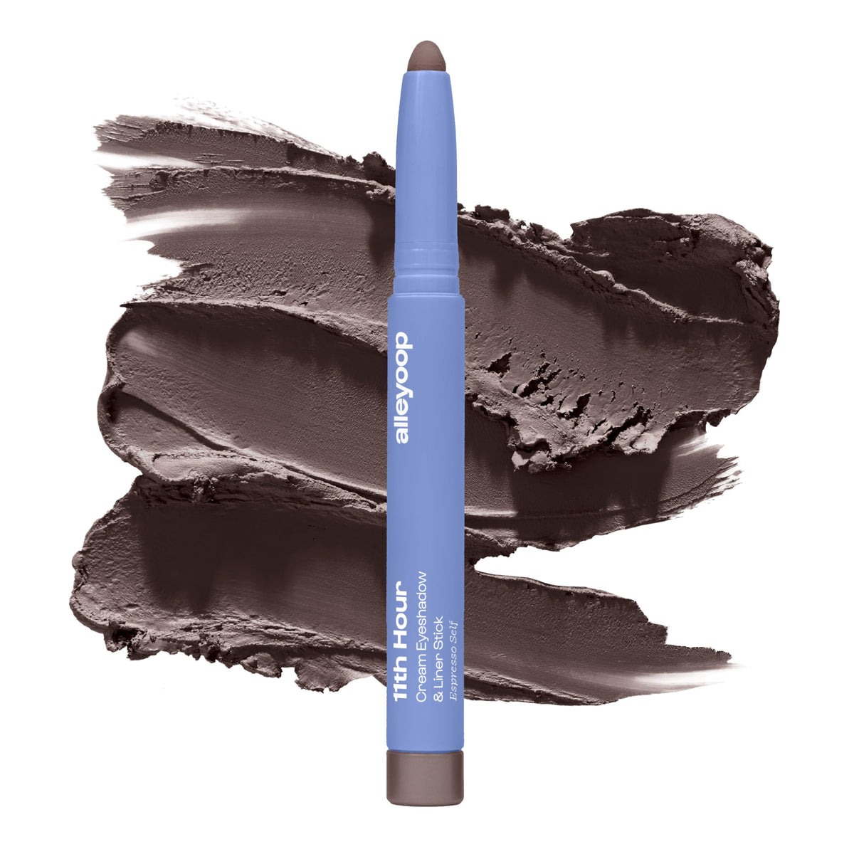 ALLEYOOP 11th Hour Cream Eyeshadow Stick in Smoky Mocha Matte front view