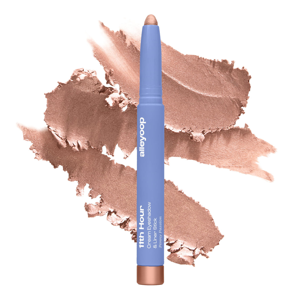 ALLEYOOP 11th Hour Cream Eyeshadow Stick in Soft Copper Shimmer front view