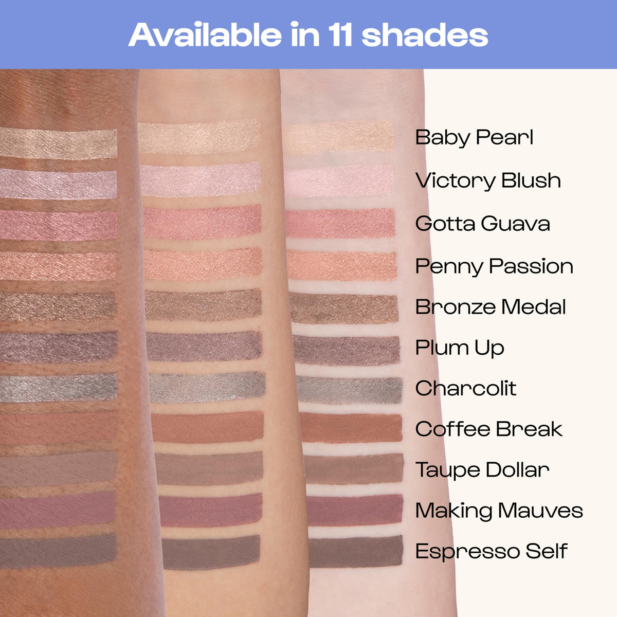 ALLEYOOP 11th Hour Cream Eyeshadow Stick on vanity