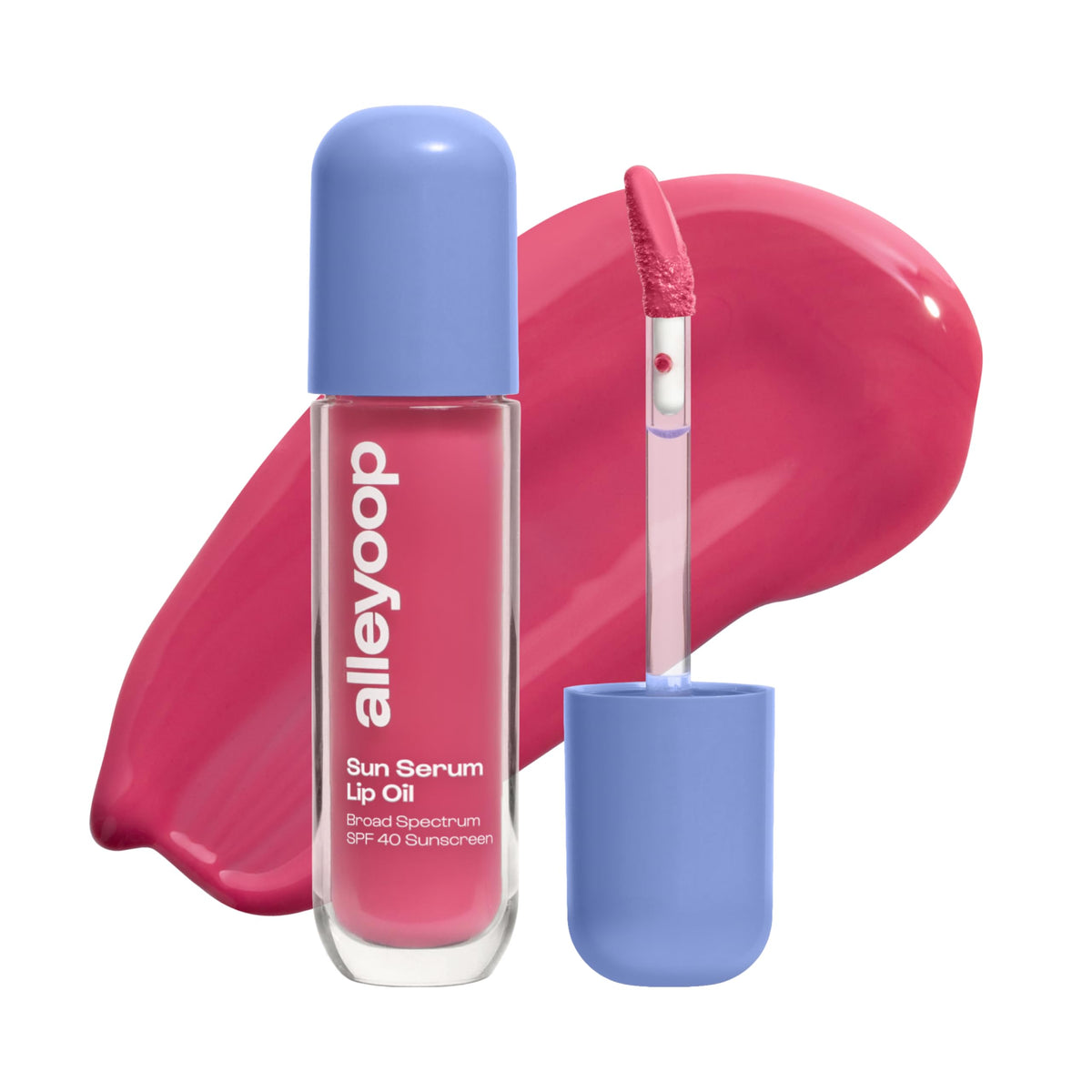 ALLEYOOP Sun Serum Lip Oil SPF 40 in Whirlwind front view