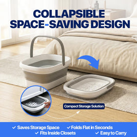 AllSett Health Collapsible Foot Bath side view