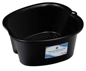 AllSett Health Foot Soaking Bath Basin front view with high walls