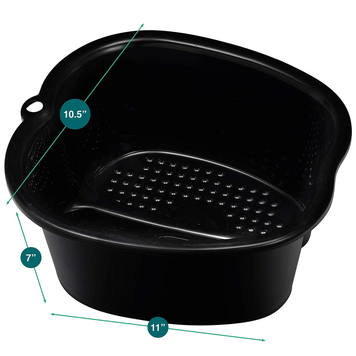 AllSett Health Foot Soaking Bath Basin in a relaxing home setup