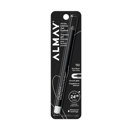 Almay All-Day Intense Gel Eyeliner Rich Black front view