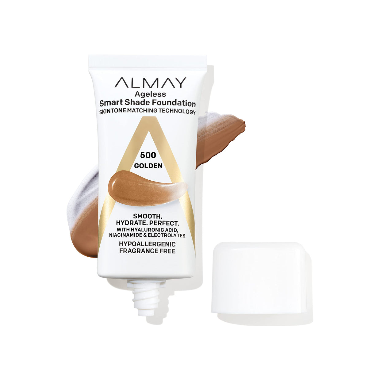 Almay Anti-Aging Foundation Smart Shade 500 Golden front view