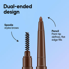 Almay Brow Pencil 802 Brunette in use for defining brows
