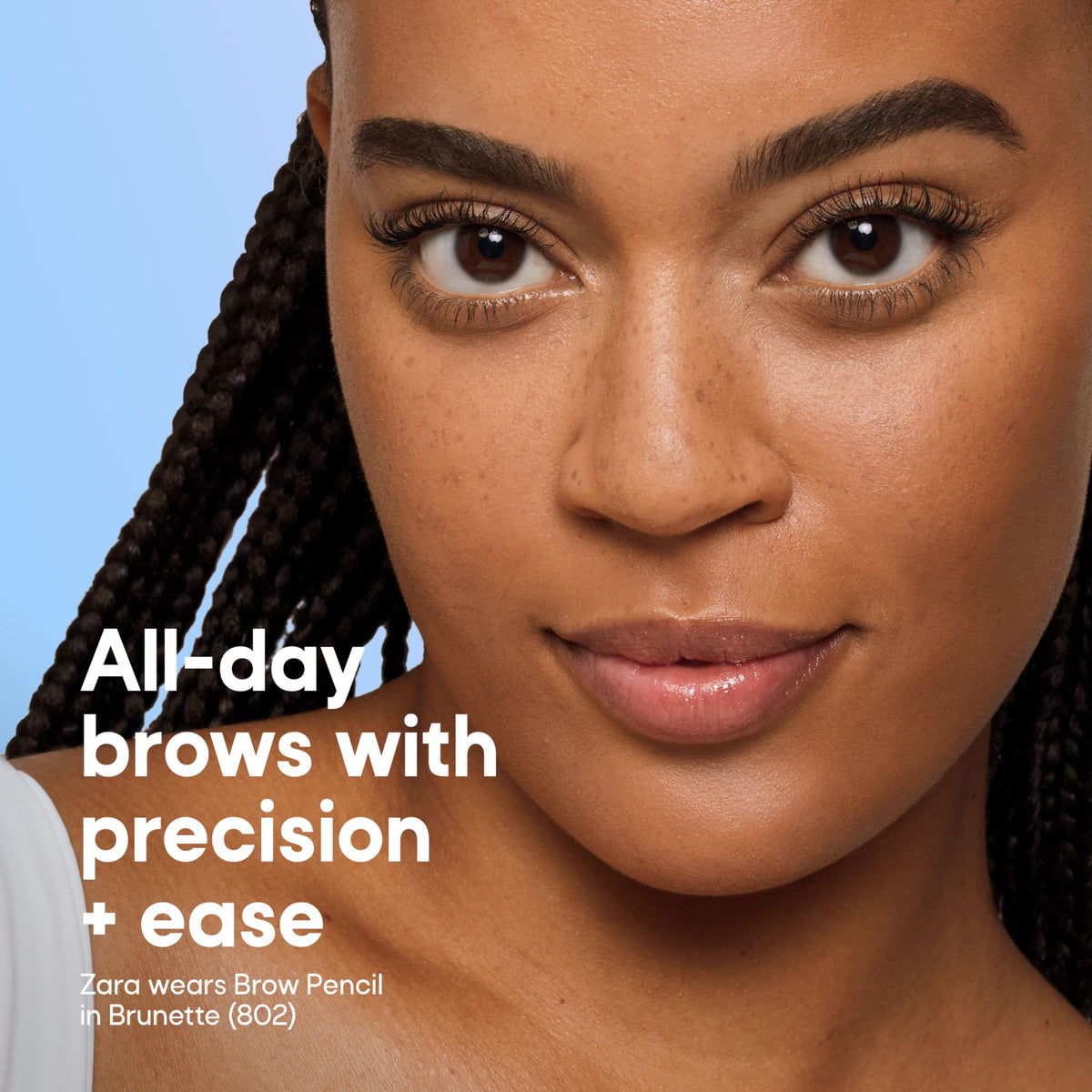 Almay Brow Pencil 802 Brunette with other makeup products