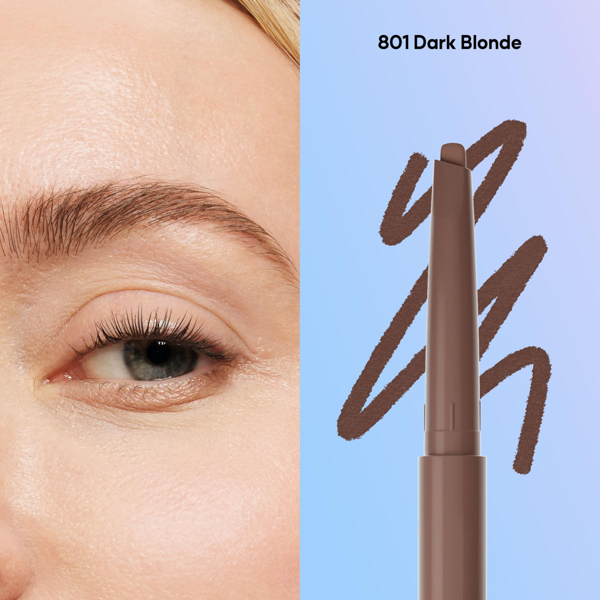 Almay Brow Pencil Dark Blonde #801 pointed tip close-up