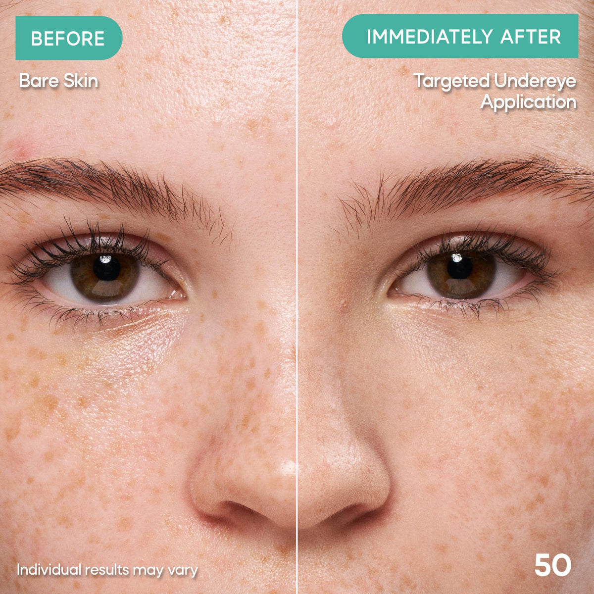 Almay Clear Complexion Concealer 100 with nature-inspired background