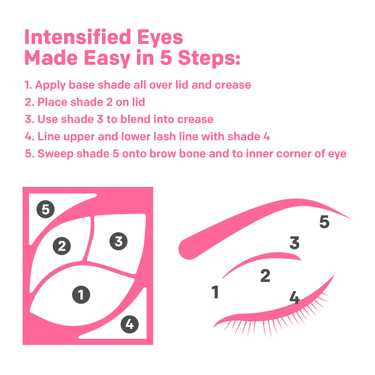 Almay Intense I-Color eyeshadow palette on a vanity