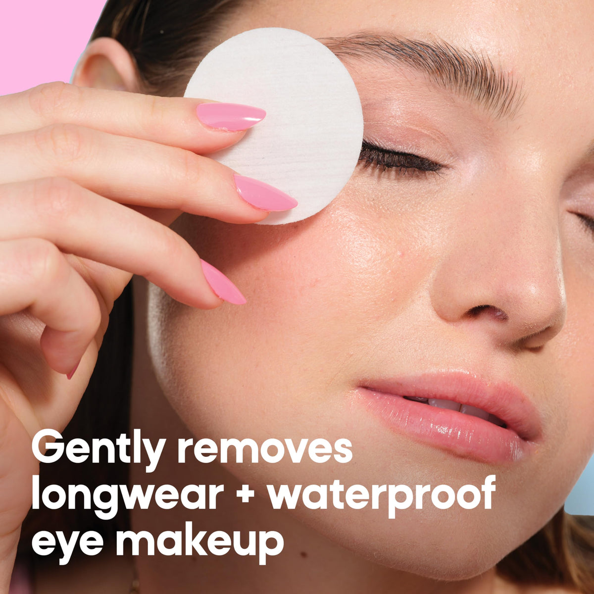 Almay Longwear & Waterproof Eye Makeup Remover Pads jar with lid