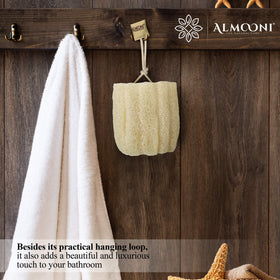 ALMOONI Loofah Sponge showing texture