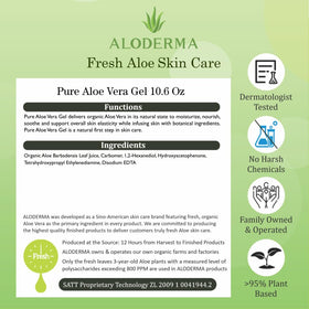 Aloderma Aloe Vera Gel in bathroom setting