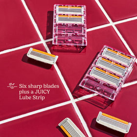 Aloe and vitamin E lube strip for smoother glide