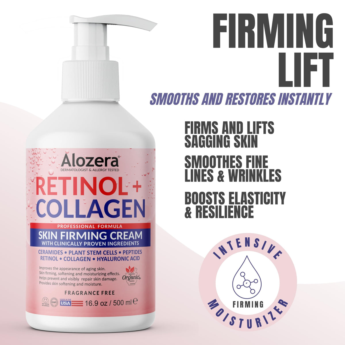 Alozera Firming Body Lotion texture close-up