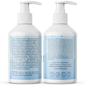 Alozera Hydrating Body Lotion packaging details