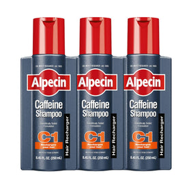 Alpecin C1 Caffeine Shampoo pack of 3 bottles front view