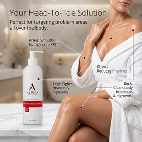 Alpha Revitalizing Body Lotion 12 Oz packaging details