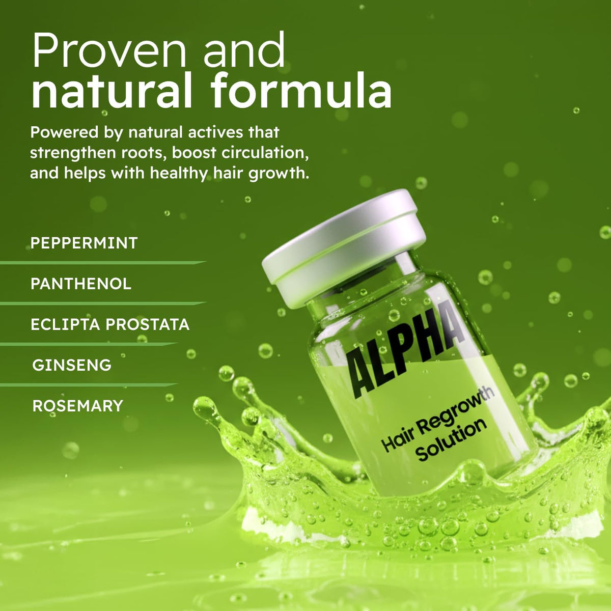 Alphainfuse Hair Serum for Men lifestyle scene with user