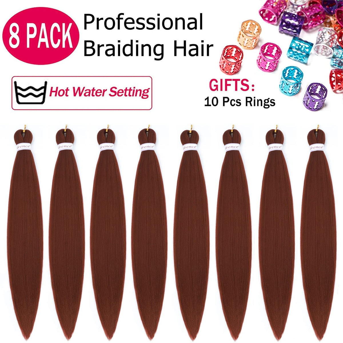 Alrence Braiding Hair 18 Inch close-up showing texture
