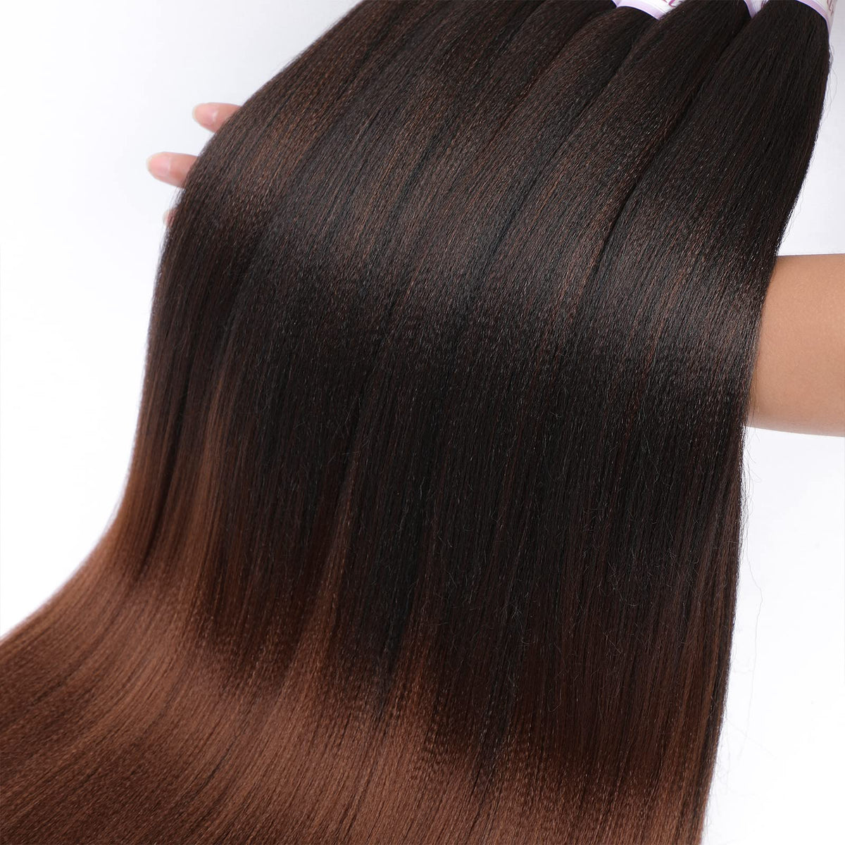 Alrence Braiding Hair 18 inch styled into braids