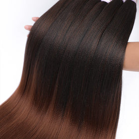 Alrence Braiding Hair 18 inch styled into braids