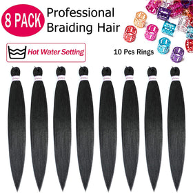 Alrence Braiding Hair 26 Inch close-up view of texture
