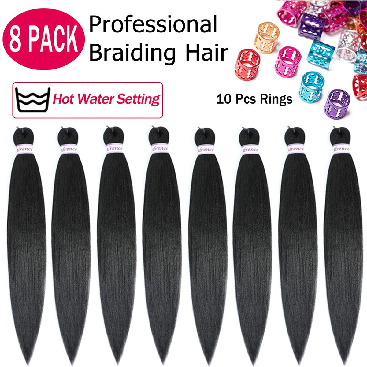 Alrence Braiding Hair 34 Inch in packaging
