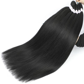 Alrence Braiding Hair 36 Inch showing hot water setting process
