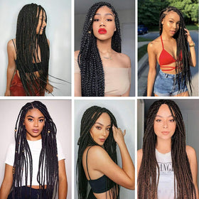 Alrence braiding hair being dipped in hot water for styling