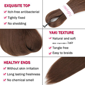 Alrence braiding hair in various colours