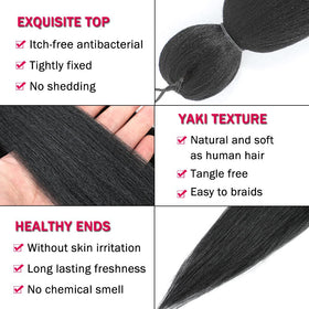 Alrence braiding hair packaging with 8 packs