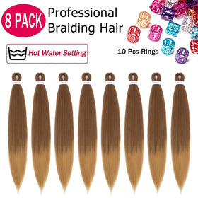 Alrence braiding hair showing Yaki texture close-up