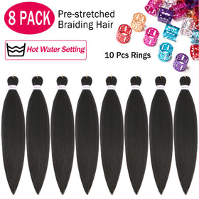 Alrence braiding hair texture close-up