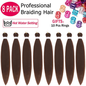 Alrence Pre Stretched Braiding Hair 26 Inch pack details