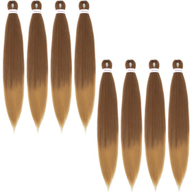 Alrence Pre Stretched Braiding Hair 30 inch 8 packs front view