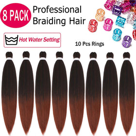 Alrence Pre Stretched Braiding Hair packaging