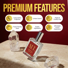 ALT. FRAGRANCES Crystal No. 23 scent notes illustration
