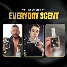 ALT. FRAGRANCES Executive No. 26 with other men's grooming products