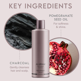 ALURAM Coconut Water Daily Shampoo 390g side view