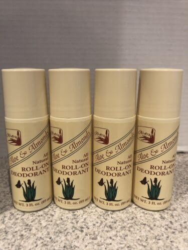 Alvera All Natural Roll-On Deodorant Aloe & Almonds in lifestyle setting