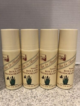 Alvera All Natural Roll-On Deodorant Aloe & Almonds in lifestyle setting