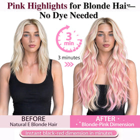 ALXNAN Long Wavy Clip in Hair Extensions packaging