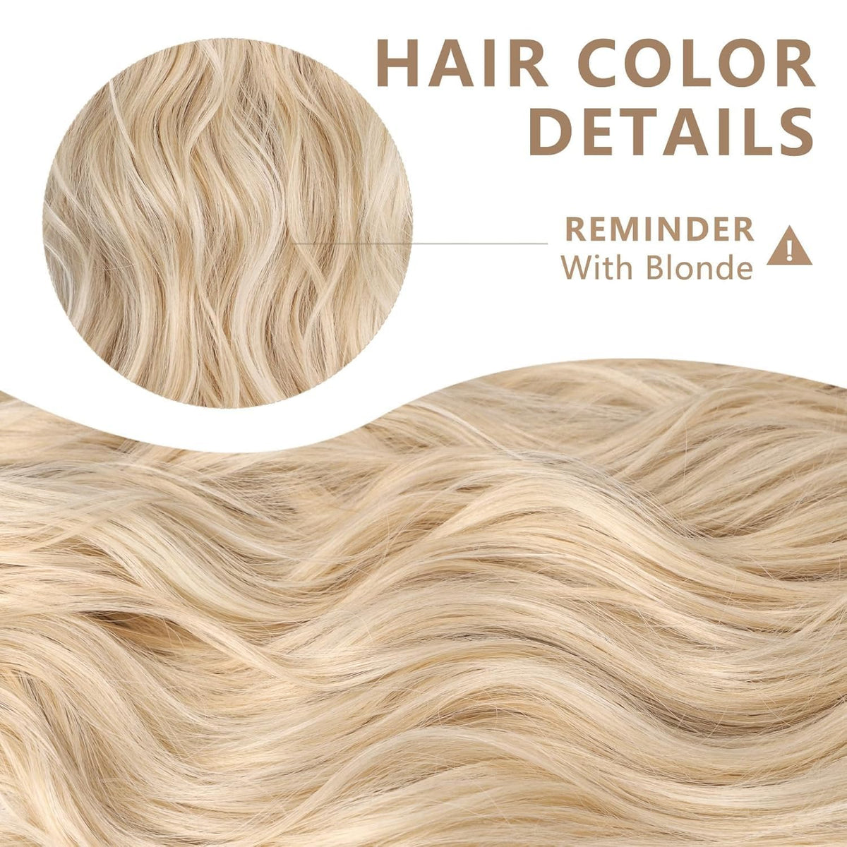 ALXNAN Long Wavy Clip in Hair Extensions styled on model