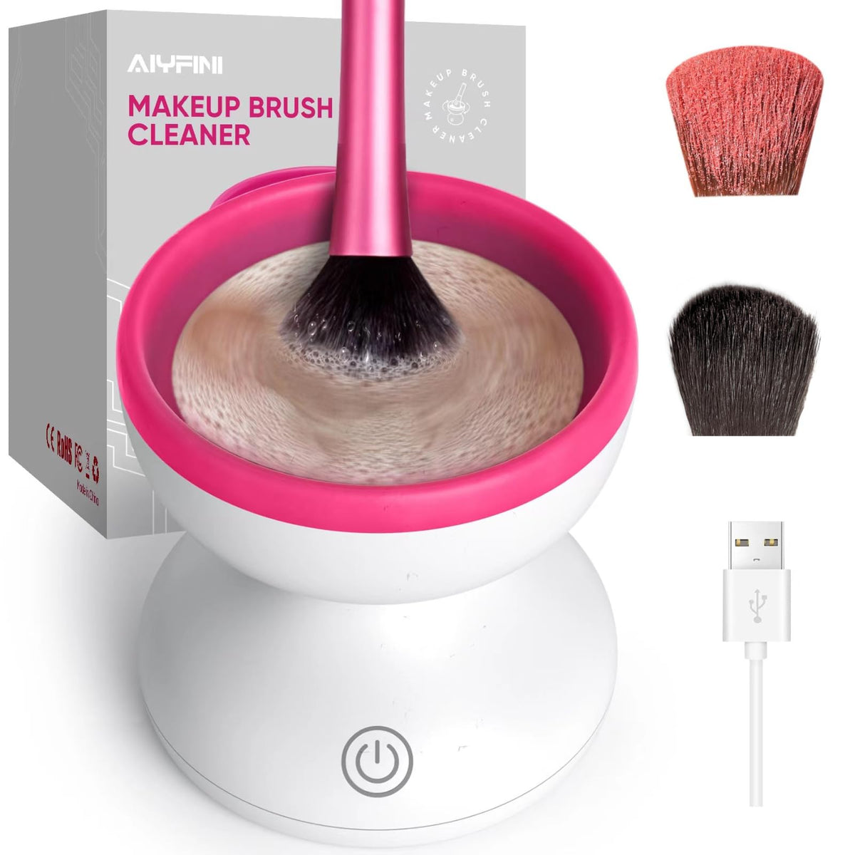 Alyfini Makeup Brush Cleaner Machine front view