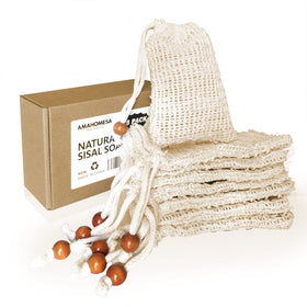 AMAHOMESA soap saver bag with multiple soaps