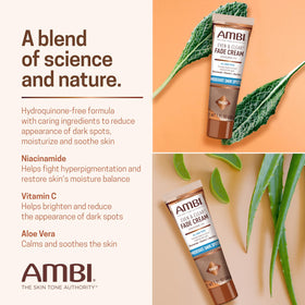 Ambi Even & Clear Fade Cream application on skin