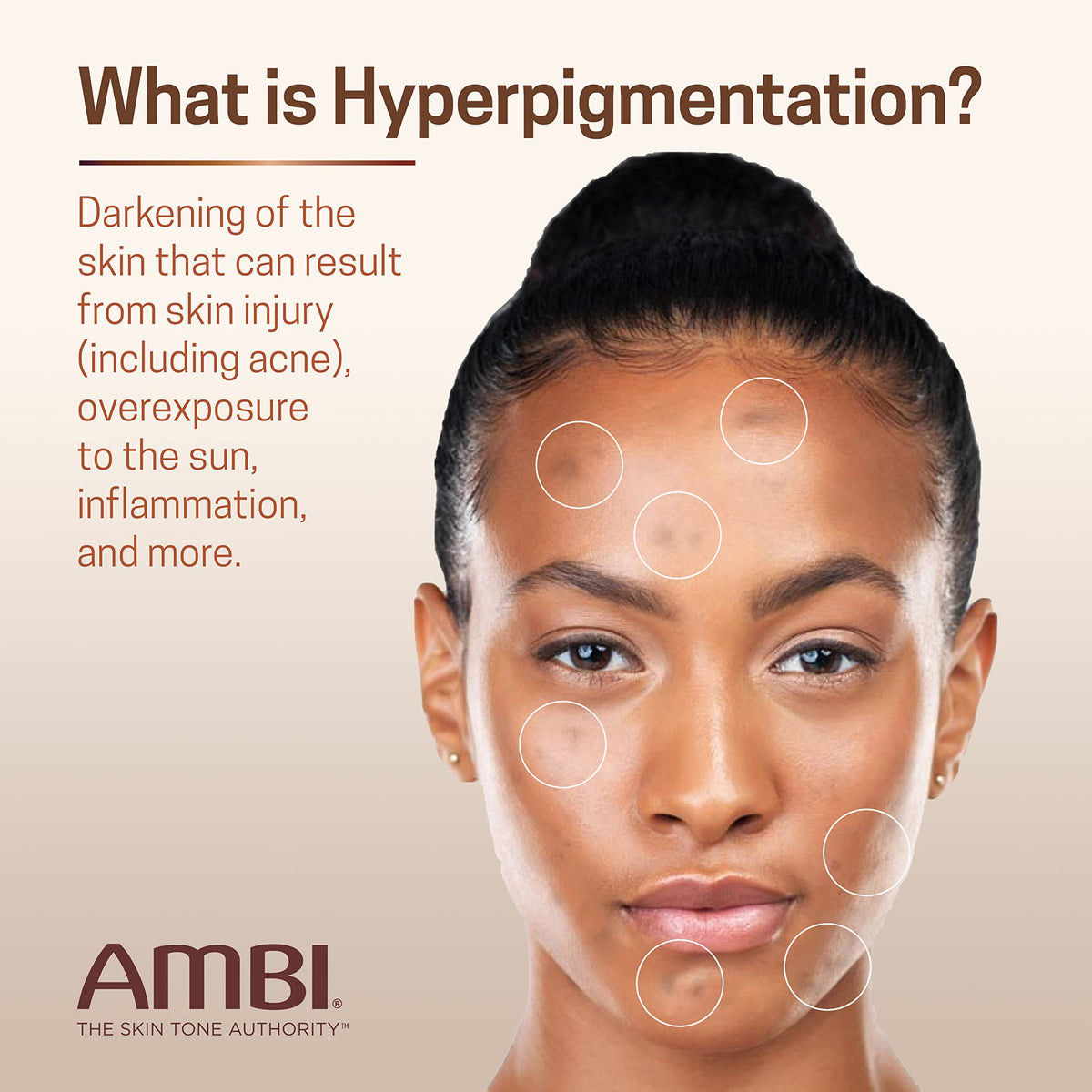 Ambi Even & Clear Fade Cream texture on hand
